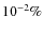 $10^{-2}\%$