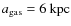 $a_{\rm gas}=6~{\rm kpc}$