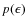 $p(\epsilon)$