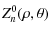 $\displaystyle Z_n^0(\rho,\theta)$