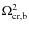 $\Omega_{\rm {cr,b}}^2$