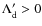 $\Lambda_{\rm d}^{\prime}
> 0$