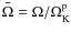 $\bar\Omega=\Omega/\Omega_{\rm K}^{\rm p}$