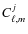 $C_{\ell,m}^j$