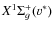 $X^1 \Sigma^+_g (v^*)$