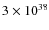 $3\times 10^{38}$