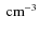 $~{\rm cm}^{-3}$