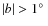 $\vert b\vert>1\hbox{$^\circ$ }$