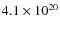 $4.1 \times 10^{20}$
