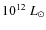 $10^{12}~L_\odot$
