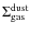 $\Sigma _{{\rm gas}}^{{\rm dust}}$