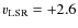 $v_{\rm LSR} = +2.6$