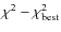 $\chi^2-\chi^2_{\rm best}$