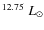 $^{12.75}~L_\odot$