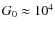 $G_0\approx 10^4$
