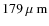 $179\hbox {\kern 0.20em $\mu $ m}$