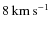 $8\hbox{\kern 0.20em km\kern 0.20em s$^{-1}$ }$