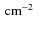 $\hbox{\kern 0.20em cm$^{-2}$ }$