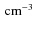 $\hbox{\kern 0.20em cm$^{-3}$ }$