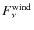 $F^{\rm wind}_{\nu}$