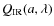 $Q_{\rm IR}(a,\lambda)$