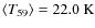 $\langle T_{59}\rangle=22.0~{\rm K}$