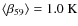 $\langle\beta_{59}\rangle=1.0~{\rm K}$