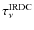 $\tau_{\nu}^{\rm IRDC}$