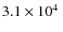 $3.1\times 10^4~$