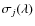 $\sigma_{j}(\lambda)$