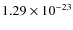 $1.29\times10^{-23}$