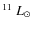$^{11}~L_{\rm\odot}$