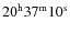 $\rm 20^h37^m10^s$