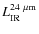 $L_{\rm IR}^{24~\mu{\rm m}}$