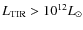 $L_{\rm TIR} > 10^{12}L_\odot$