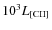 $10^{3} L_{\rm [CII]}$