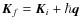 $\vec{K}_f=\vec{K}_i+\hbar\vec{q}$