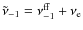 $\tilde\nu_{-1}=\nu_{-1}^{\rm ff}+\nu_{\rm e}$