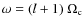 $\omega=(l+1)~\Omega_{{\rm c}}$