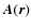 $\vec{A}(\vec{r})$