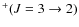 $^{+}(J=3\rightarrow2)$
