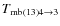 $T_{{\rm mb}(13)4\rightarrow3}$