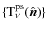 $\{ {\rm T}_\nu^{{\rm ps}}(\hat{\vec n}) \}$