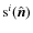 ${\rm {s}}^i(\hat{\vec n})$