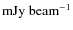 ${\rm mJy~beam^{-1}}$