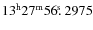 $13^{\rm h}27^{\rm m}56\hbox{$.\!\!^{\rm s}$ }2975$