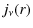 $\displaystyle j_\nu(r)$