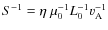 $S^{-1} = \eta \; \mu_0^{-1} L_0^{-1} v_{\rm A}^{-1}$