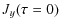 $\displaystyle J_y(\tau =0)$