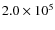 $2.0\times10^{5}$